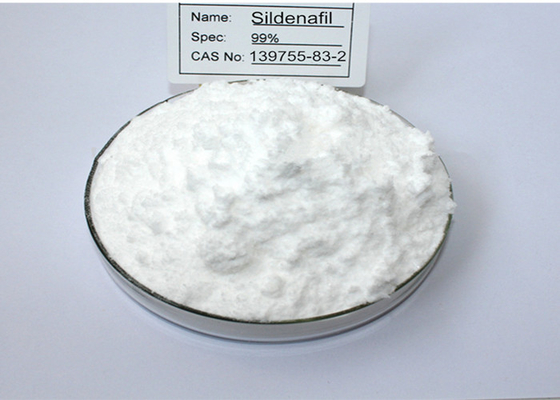 Các nguyên liệu dược phẩm Cas 139755-83-2 99% rối loạn chức năng cương dương Thuốc Sildenafl Sildenafil bột